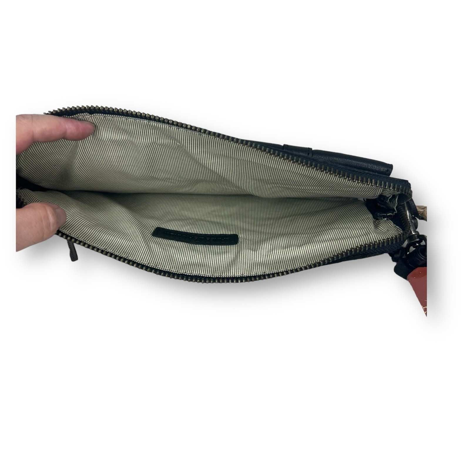 Spikes and Sparrow Tablet Case Black Buffalo Leather iPad Sleeve Zipper Bag