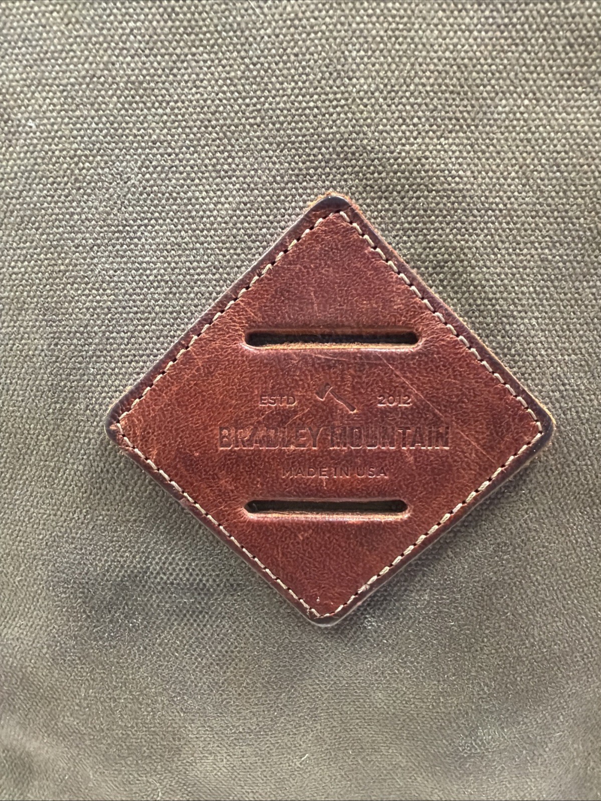 Bradley Mountain Large 17” Waxed Canvas Backpack – Field Tan – Made in the USA