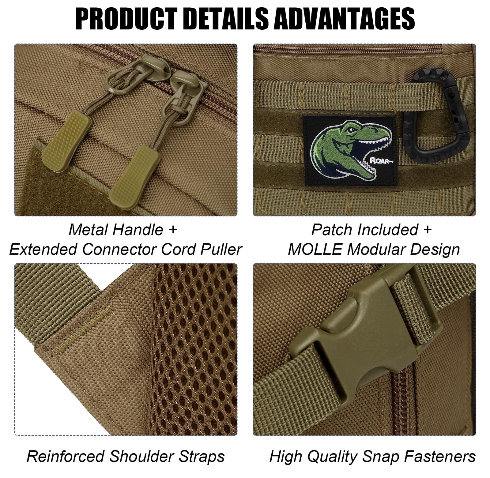 SunForMorning Kids Tactical Backpack Army Molle Bookbag Military Boys Backpac…
