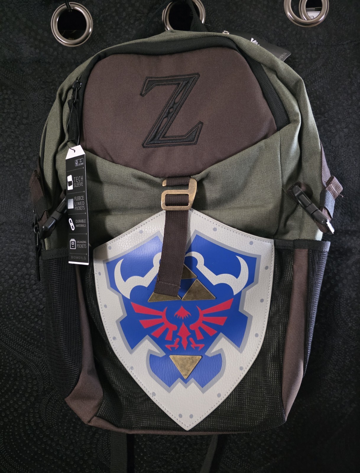 Nintendo Legend of Zelda Hylian Shield Backpack NEW WITH TAGS