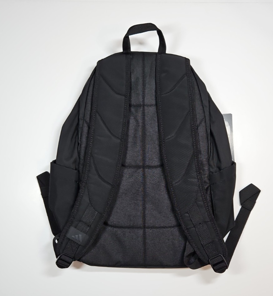 Adidas Black Defender 5 Backpack Laptop Gym School Bag New