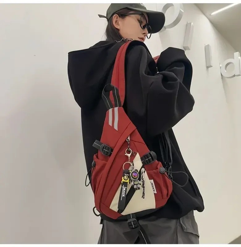 Hip Hop Sport Motorcycle Backpack Men Women Waterproof Multifunction