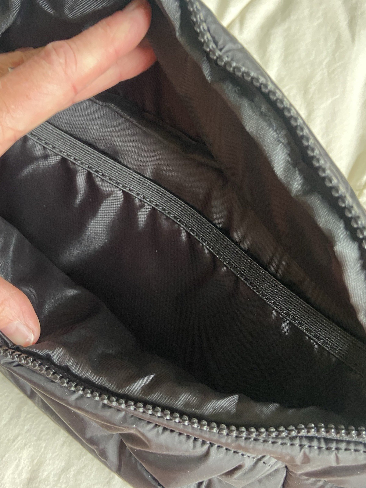 NWT Reebok Rylan Black/Copper Adjustable Adult Quilted Fanny Pack Waist Bag
