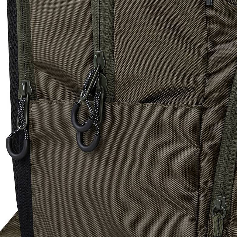 Hurley Rider Backpack Army Green adjustable shoulder straps and a top handle