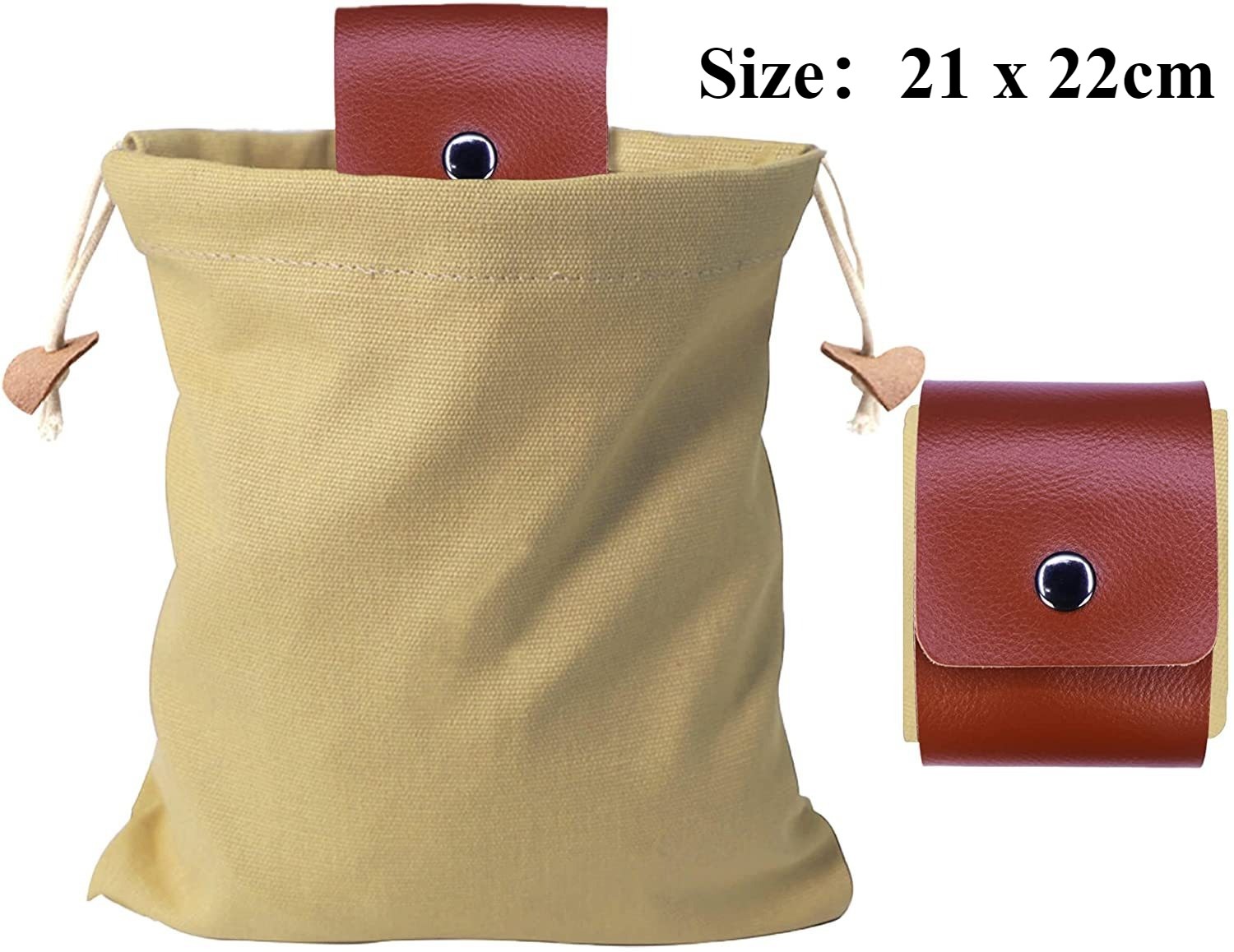 Durable Waterproof Wear-Resistant Multi-Pocket Camping Foraging Tool Storage Bag