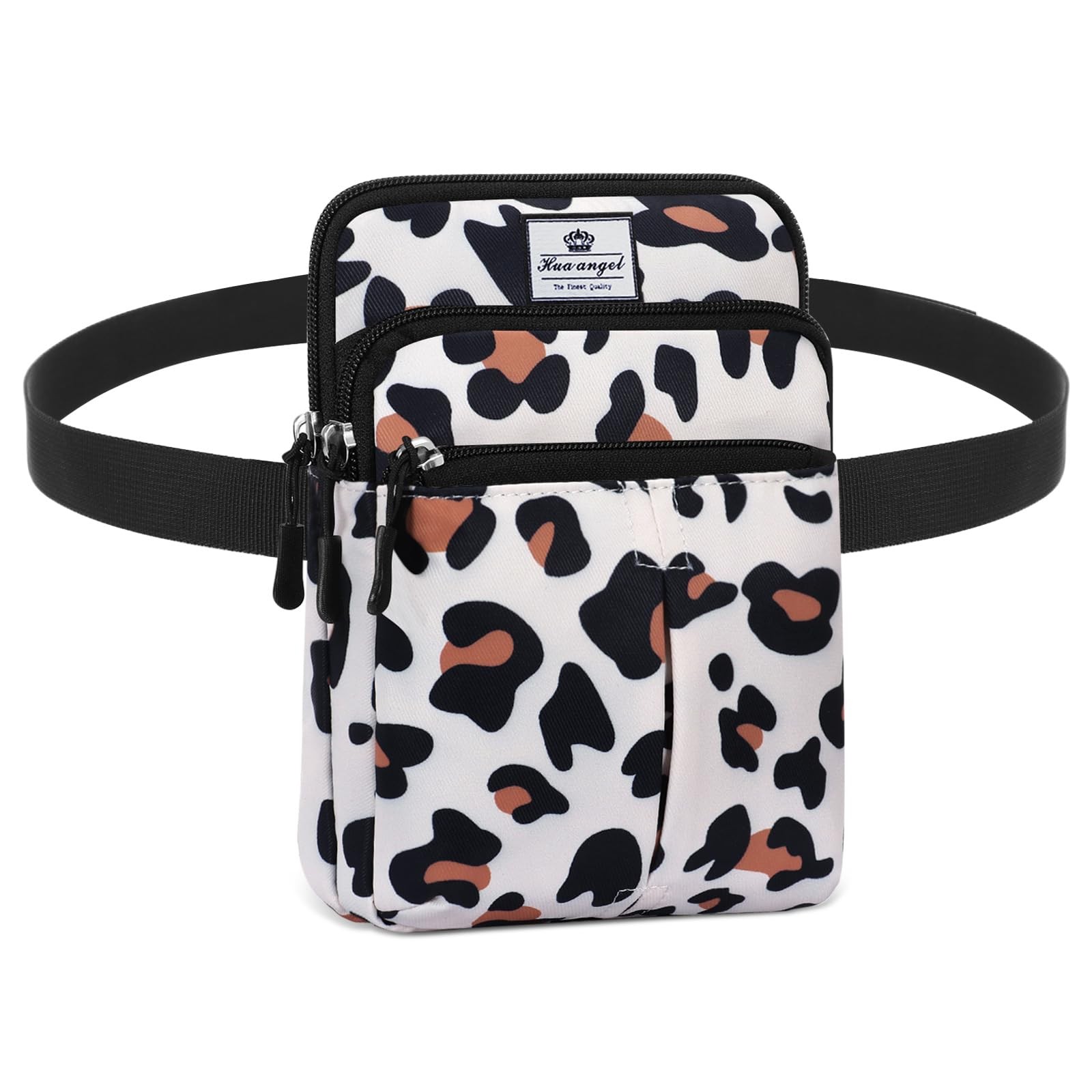 Multifunctional Fanny Pack Men Women Waist Bag 3 Zip Running Travel Crossbody