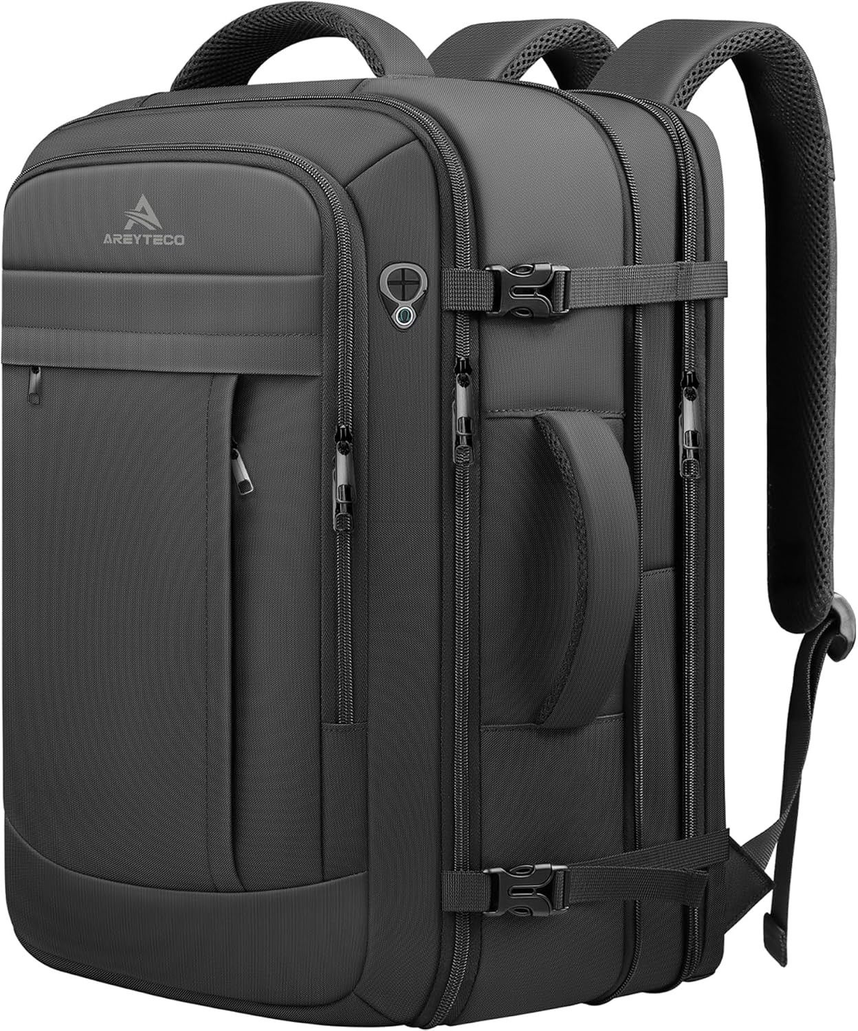 Travel Backpack, 50L Expandable Extra Large Laptop Backpack, Carry on Backpack A