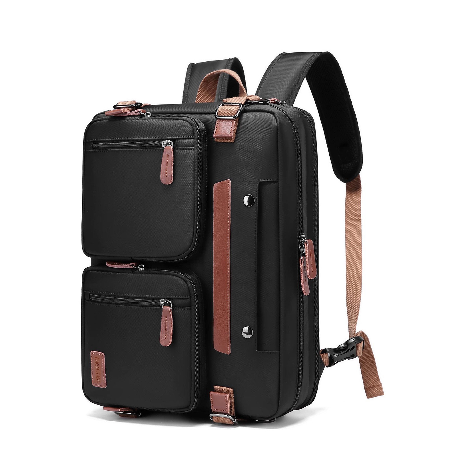 15.6 inch Laptop Backpack for Men Women,3 in 1 Briefcases For Men,Messenger B…