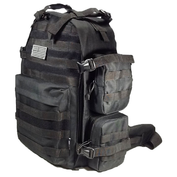 19″ 2400 cu.in. NexPak Hunting Camping Hiking Backpack ML007 BK BLACK