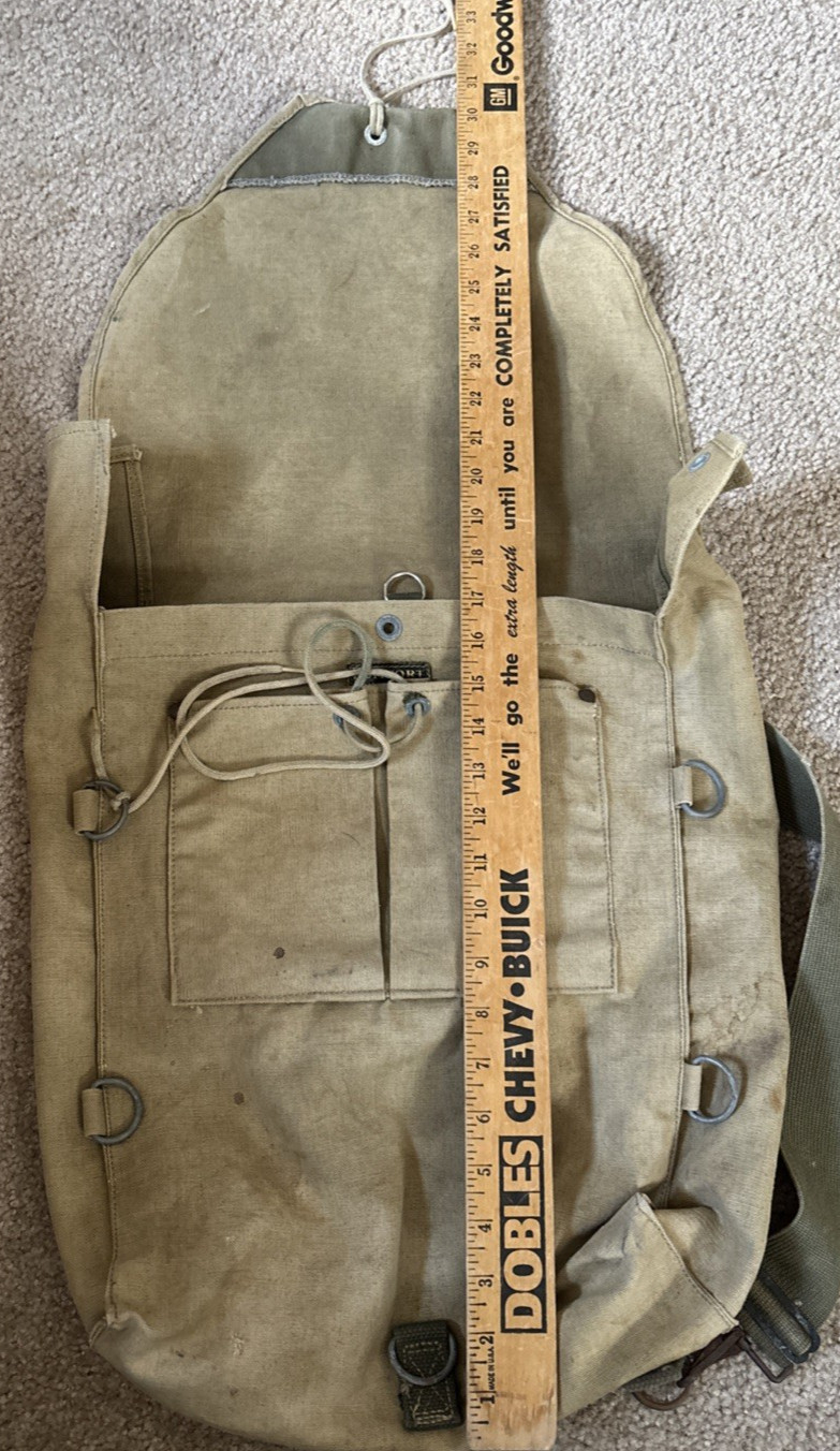 Vintage Kumfort Boy Pack Canvas Bag Byer Mfg Orono Maine