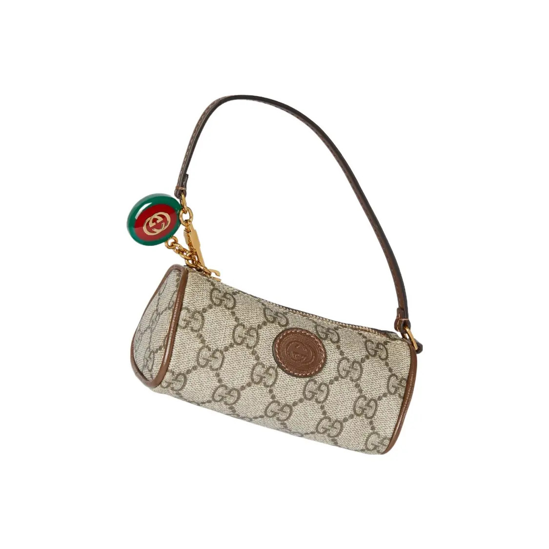GUCCI Interlocking G Pendant Canvas Bag Handbag Mini Men’s 4.7×2.4×2.4 in