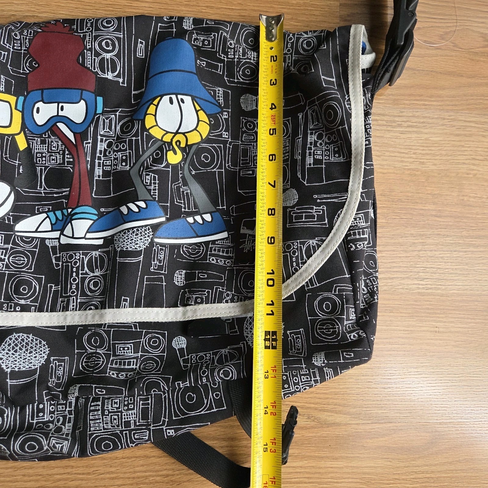 REAS for Stussy Wayback Throwback Graffiti Collection Messenger Bag Todd James