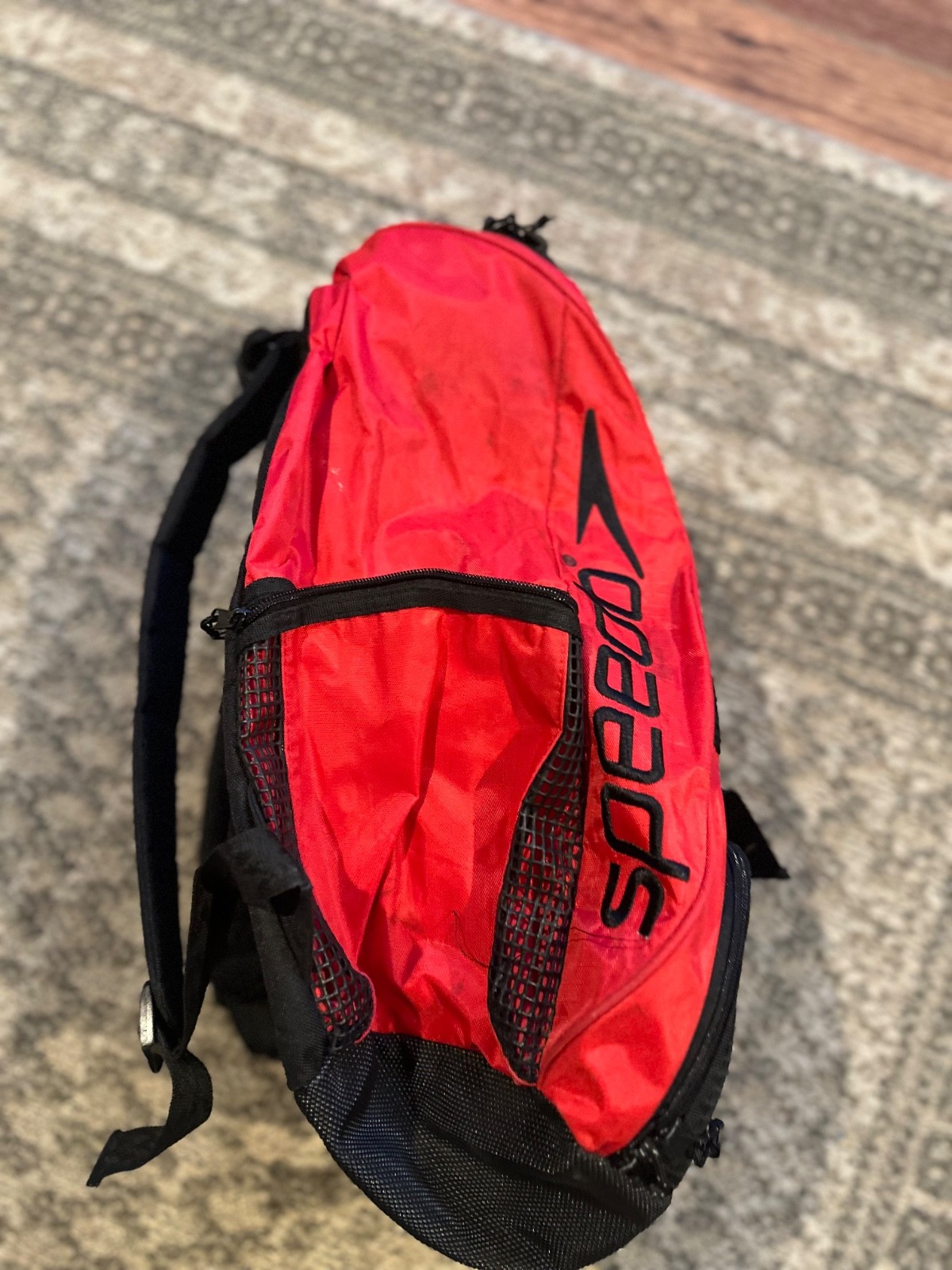 Speedo Backpack Red & Black