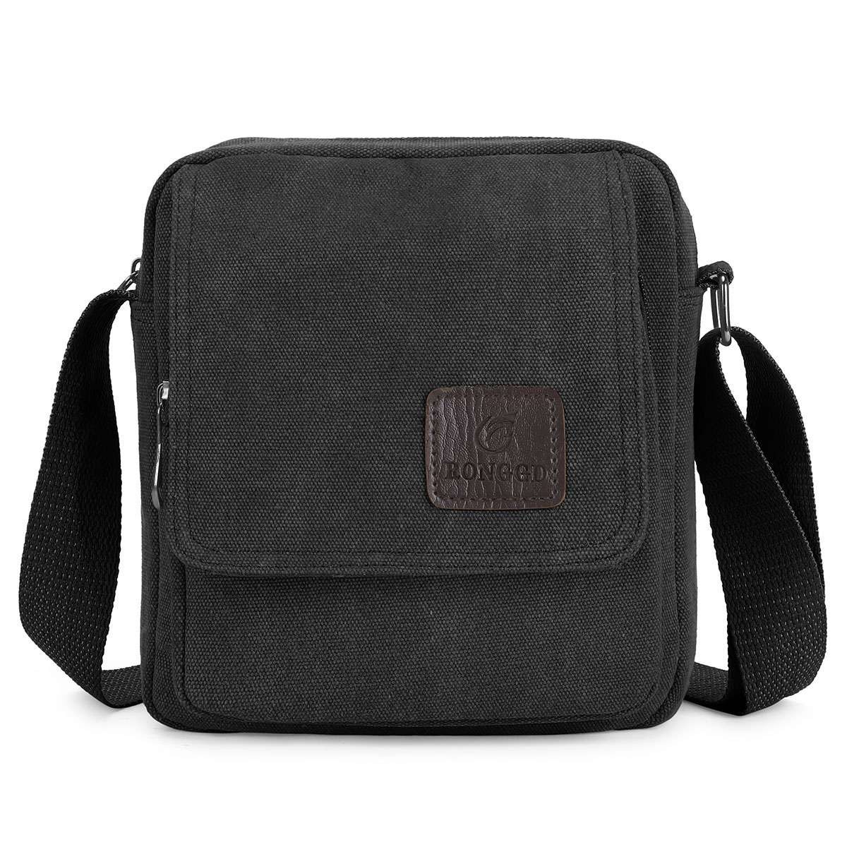 Vintage Men’s Canvas Messenger Shoulder Bag Crossbody School Book Bags Satchel