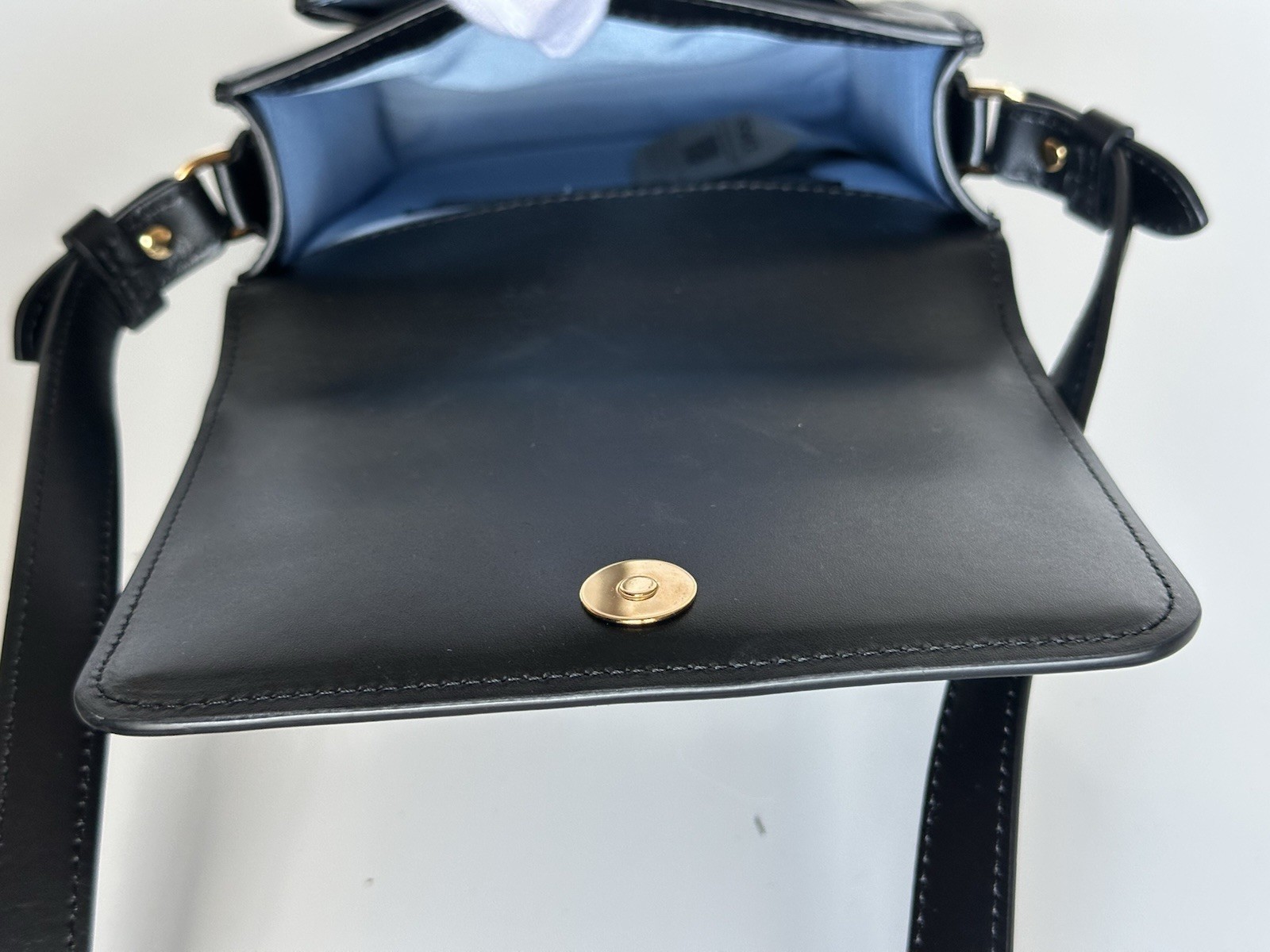 Versace Medusa Biggie Black Vertical Crossbody Leather Bag 1017068 NWT $1450