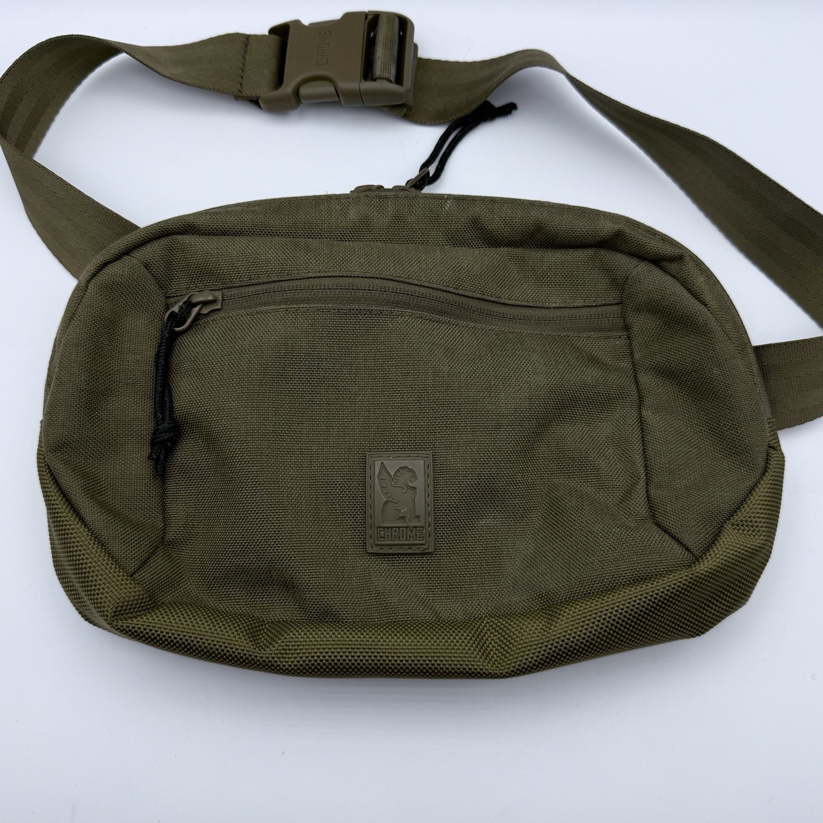 Chrome Industries Ziptop Olive Green Waist Pack Sling Bag Crossbody Fanny Pack