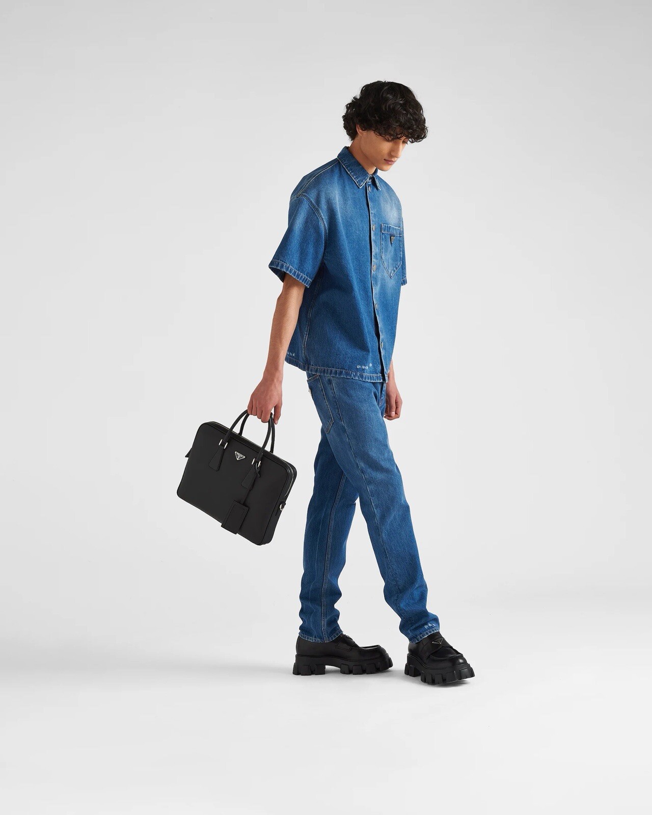 Prada Saffiano Leather Work Bag