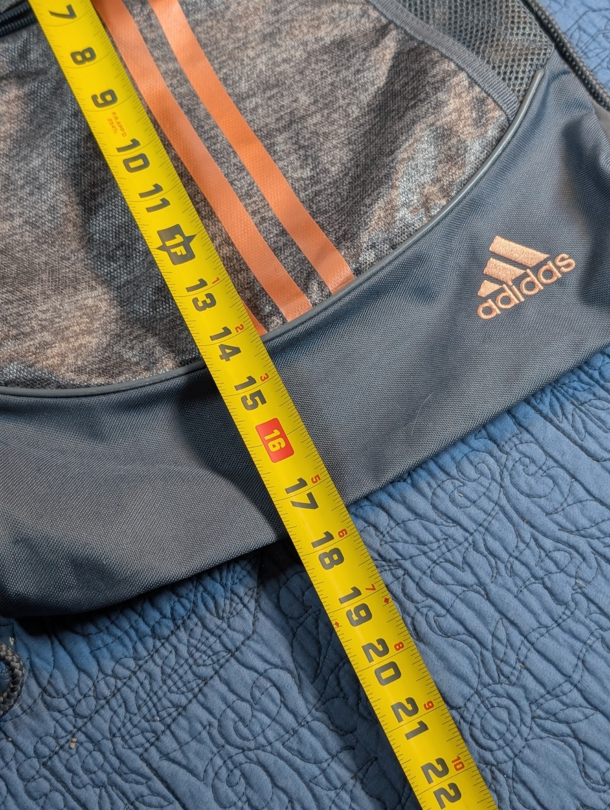 adidas Alliance II Sackpack Drawstring Bag in Jersey Onix Grey/Rose Gold