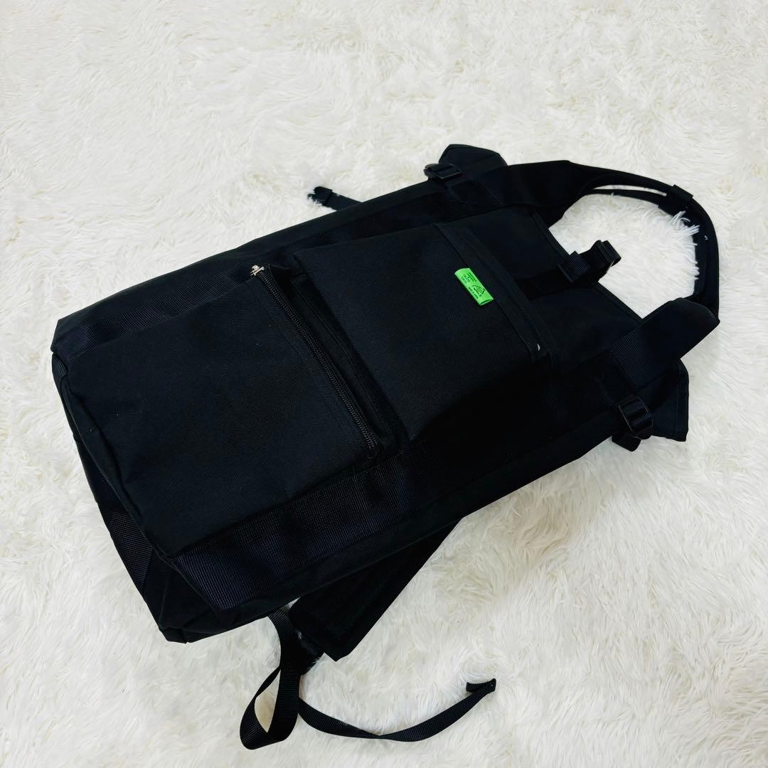 Authentic Yoshida Porter Union Backpack 2-Way Large Capacity, Black, 50cm tall