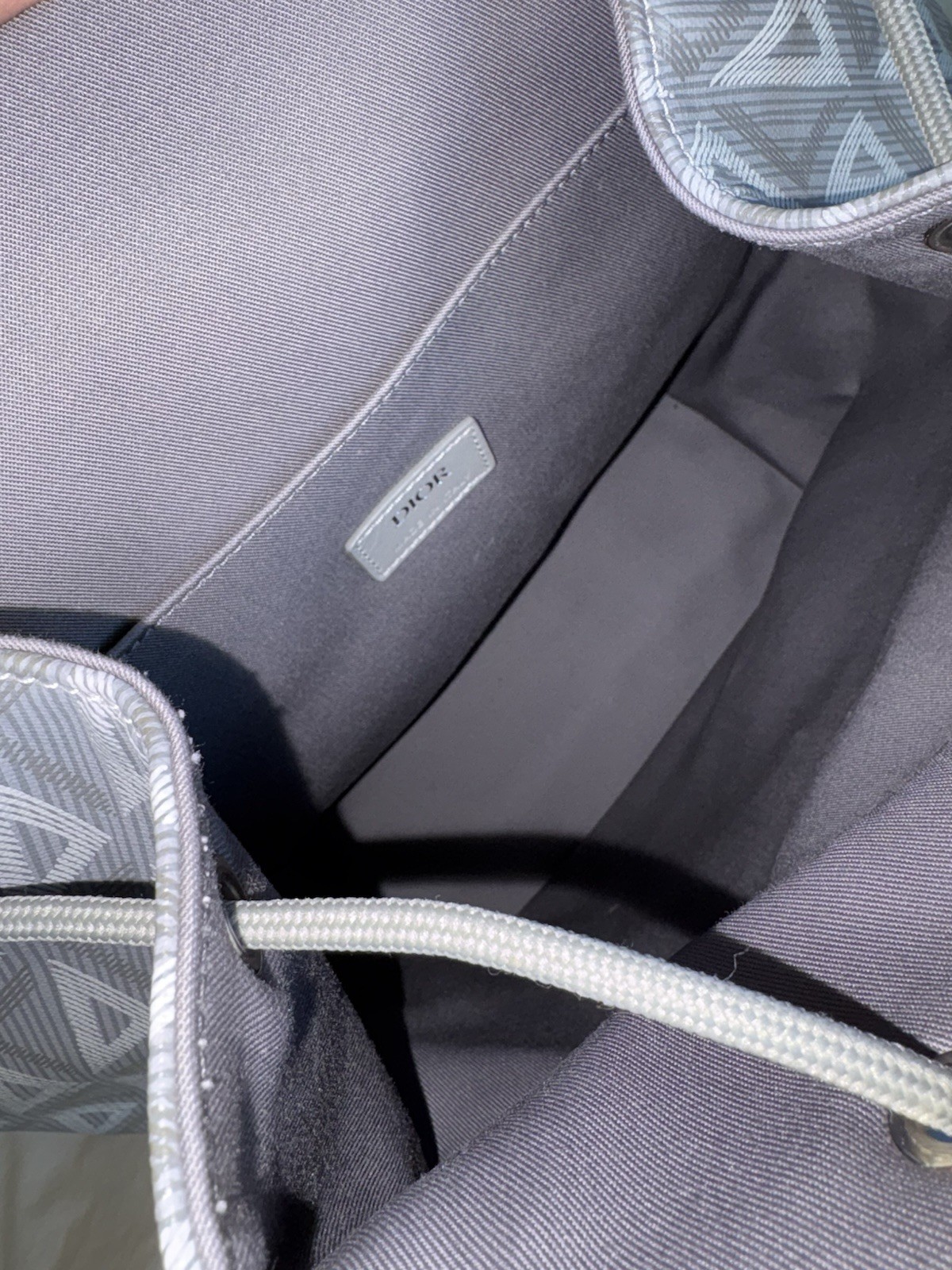 Dior Men’s Hit the Road backpack daypack.