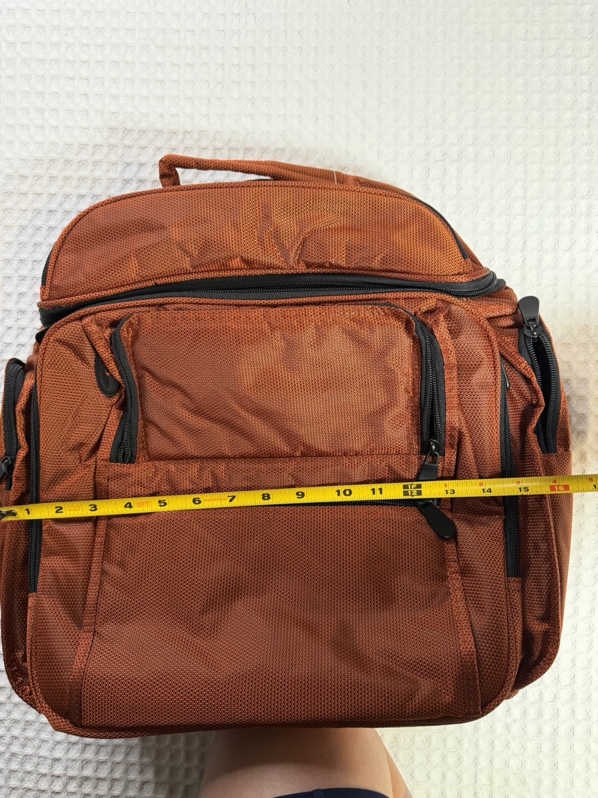 Port Authority Orange Backpack 15,5×16,5×5