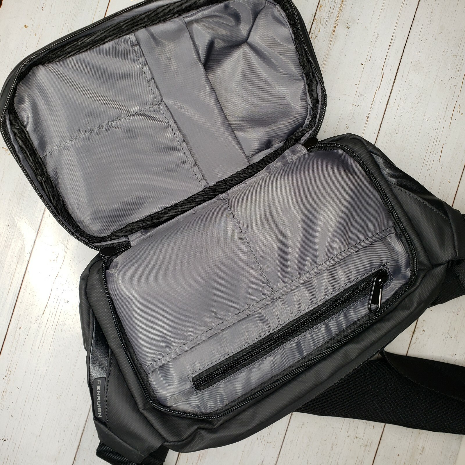 Men Shoulder messenger bag travel/ climbing bag hard shell waterproof USB charge