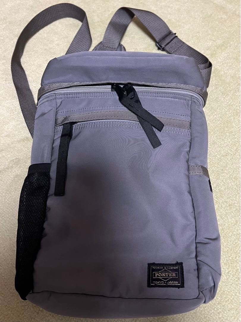 Authentic Yoshida Kaban PORTER Sony VAIO Collaboration Shoulder Bag Gray Nylon 2