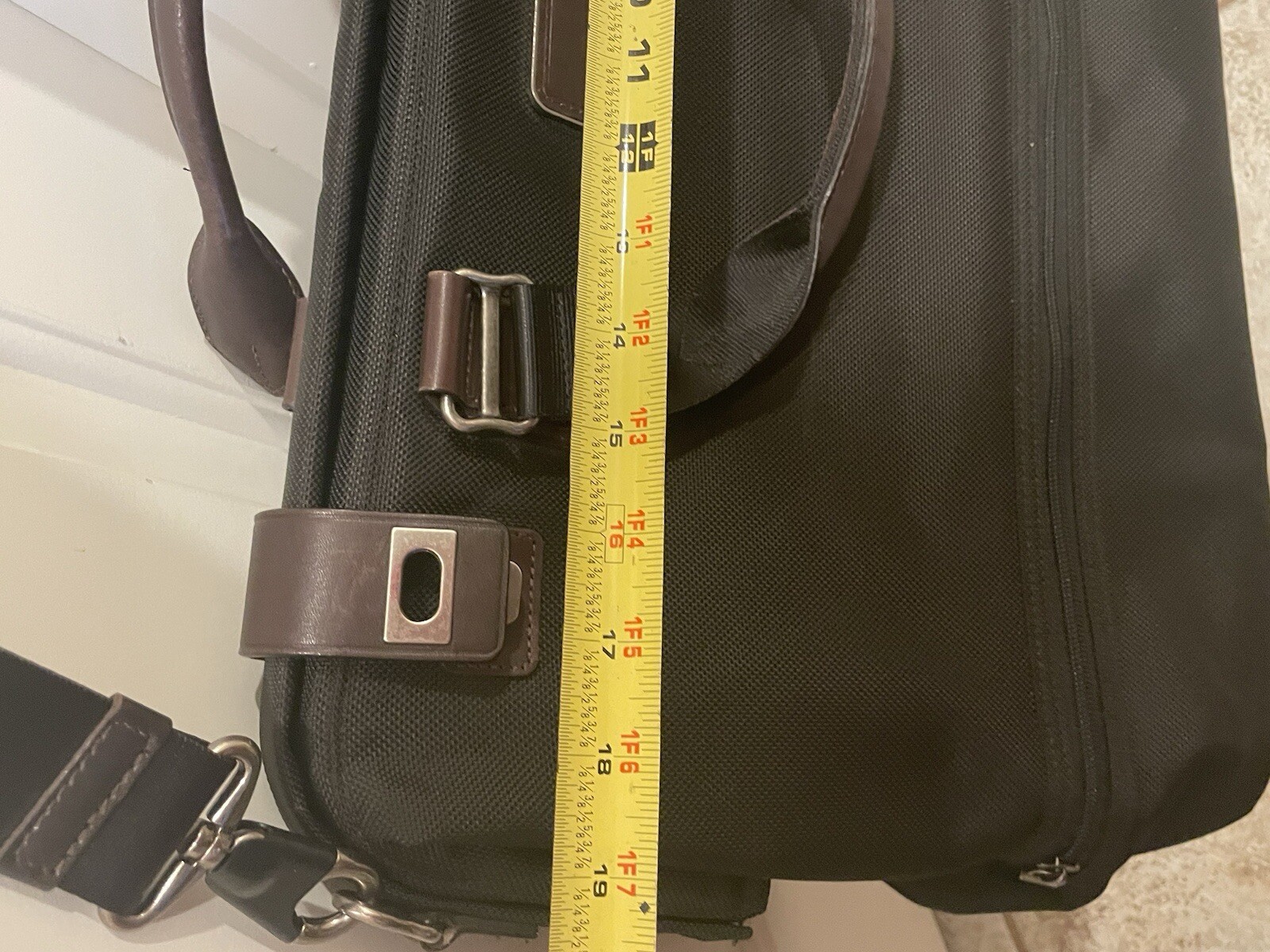 tumi black Ballistic duffle bag