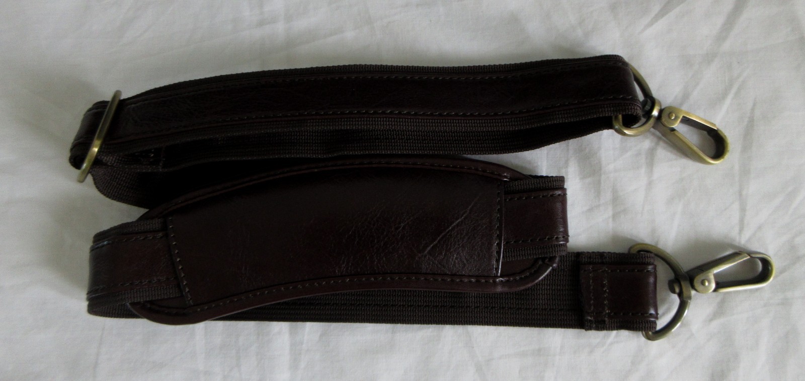 Dark Burgundy Shoulder Strap for Briefcase, Portfolio, Bag, & Luggage-Adjustable