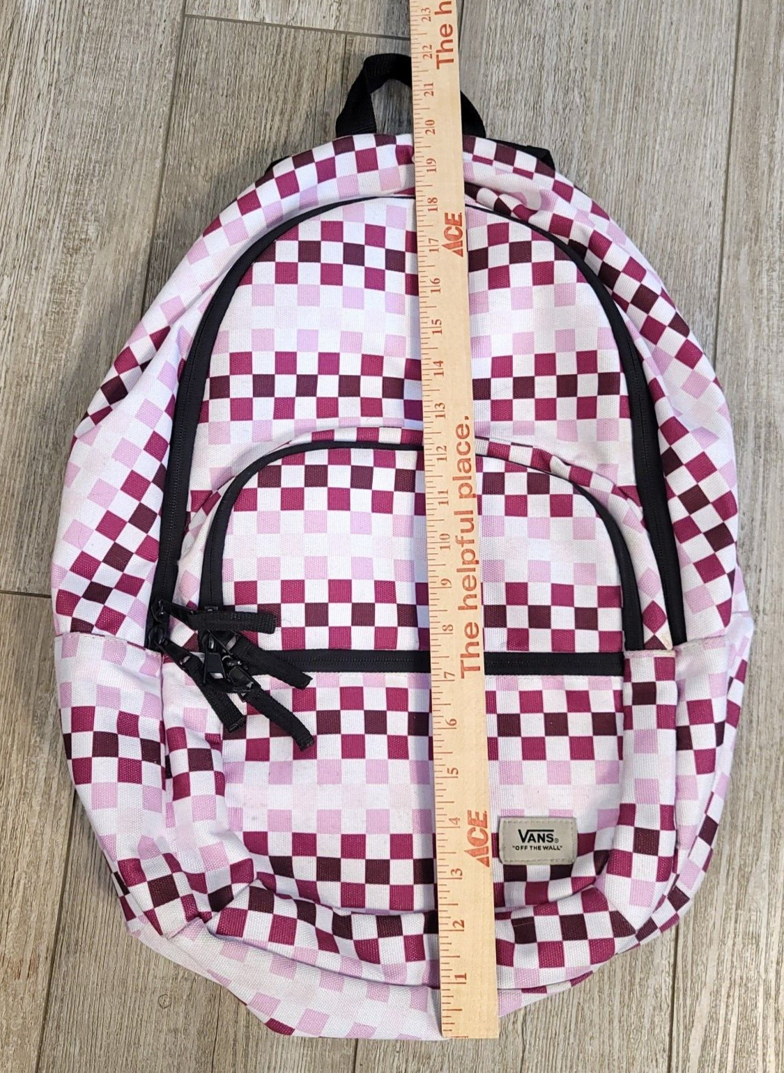 Vans Off The Wall Motivee 3 Backpack Multi Pink Multicolor Checkered