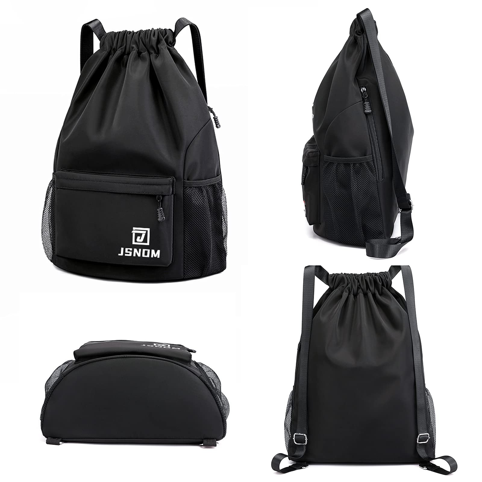 Drawstring Backpack 40x15x47CM Lightweight Gym Bag for Cycling Swimming