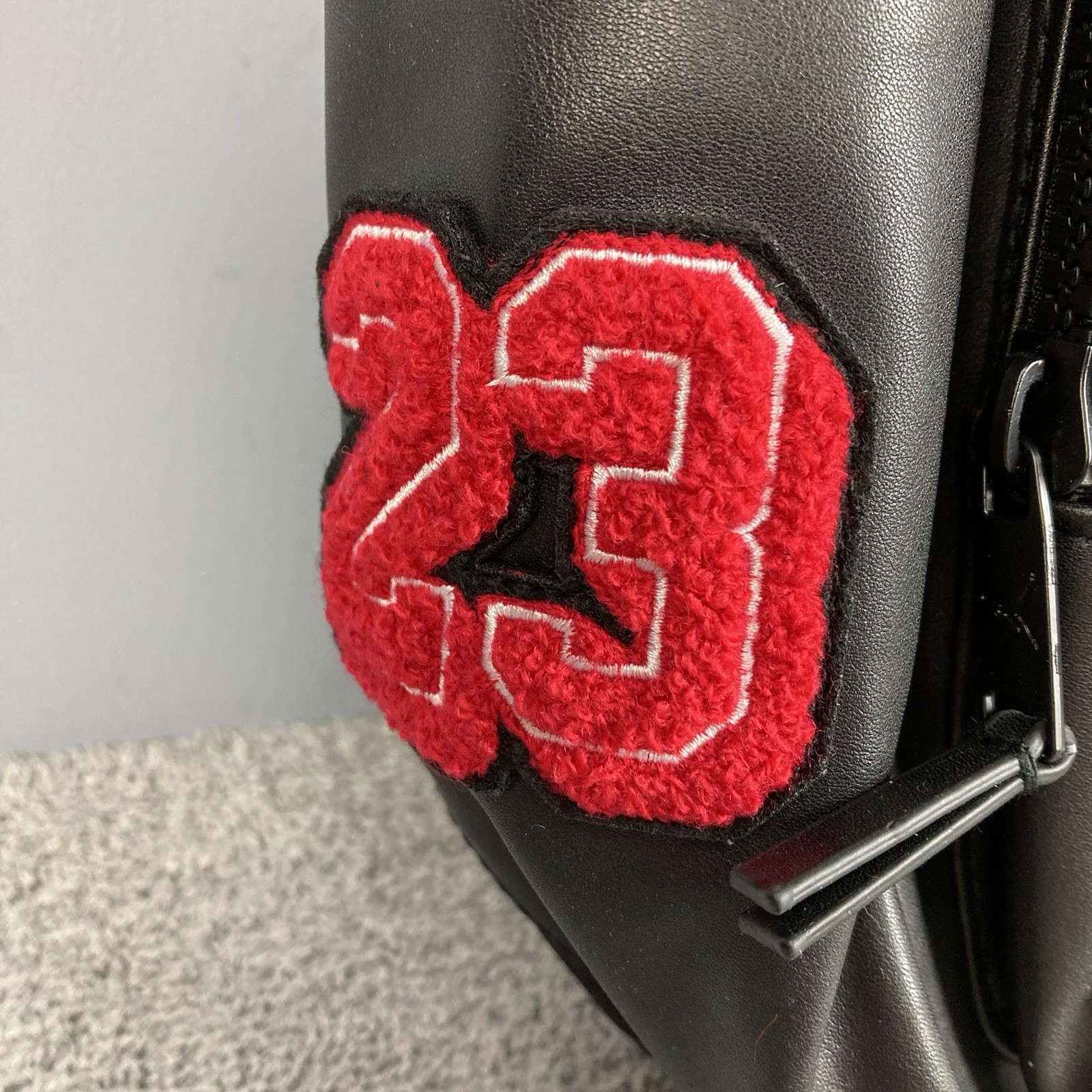 Jordan JAM Borough Varsity Backpack Black Red “13 Laptop Tablet Bottle Pocket