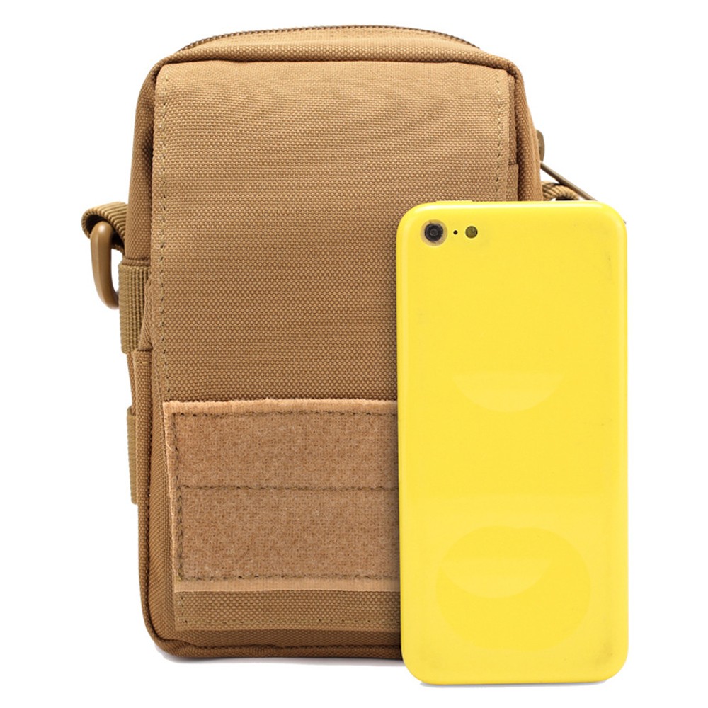 Outdoor Multifunction Cell Phone Holster with Carabiner Tactical Waist Belt Bag