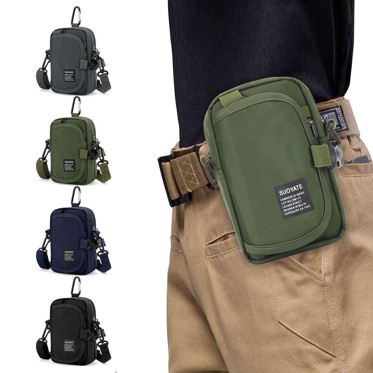 Men’s Shoulder Bag Chest Bag Sling Crossbody Bag Casual Travel Phone Bag Small