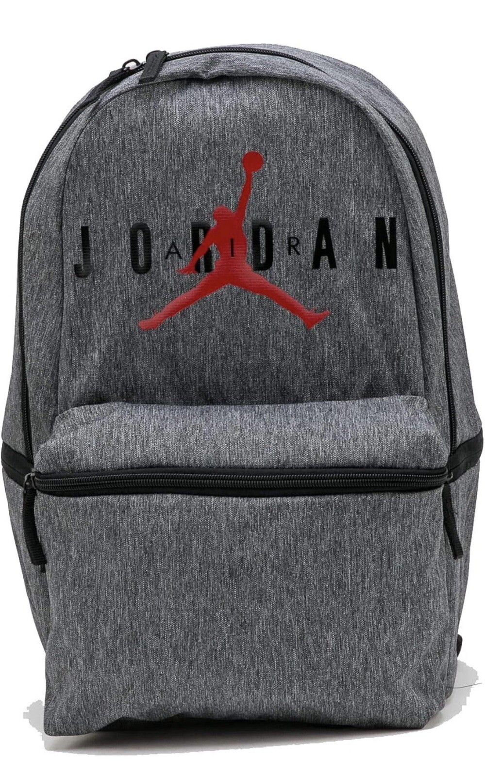 New Nike Air Jordan Jumpman Carbon Heather Large School Backpack 13” Sleeve NWT