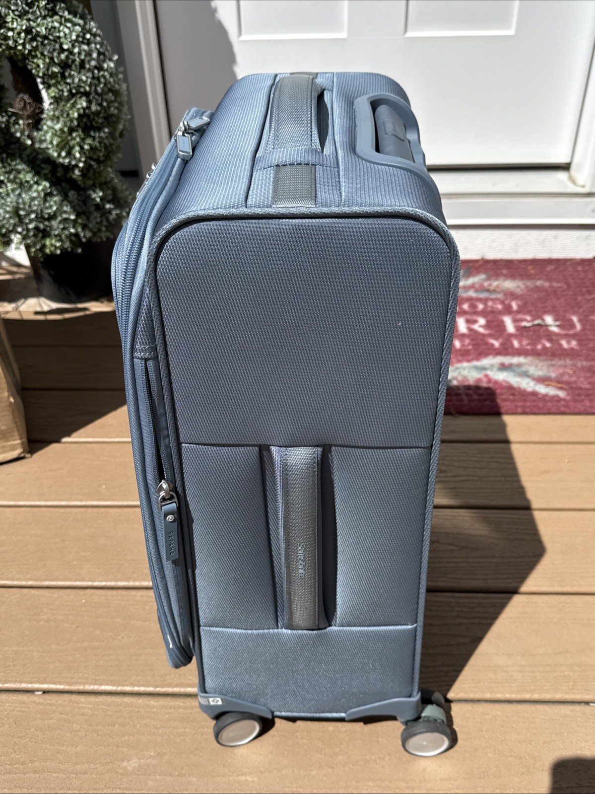 Samsonite UpLIFT Lightweight Softside Expandable Luggage Blue Carry On