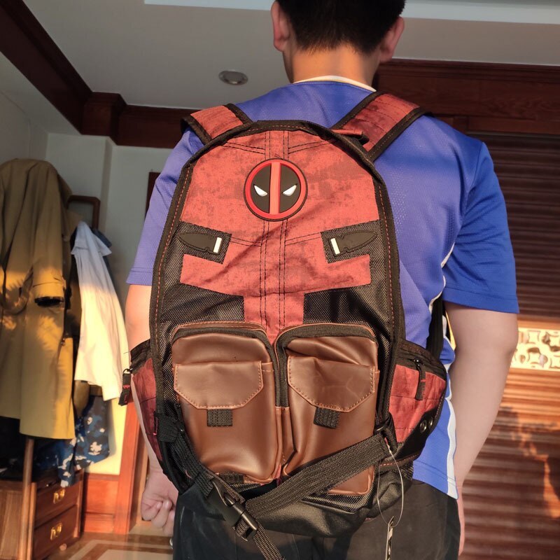 Disney- Avengers* Deadpool Batman Captain America Backpack Schoolbag Laptop Bag
