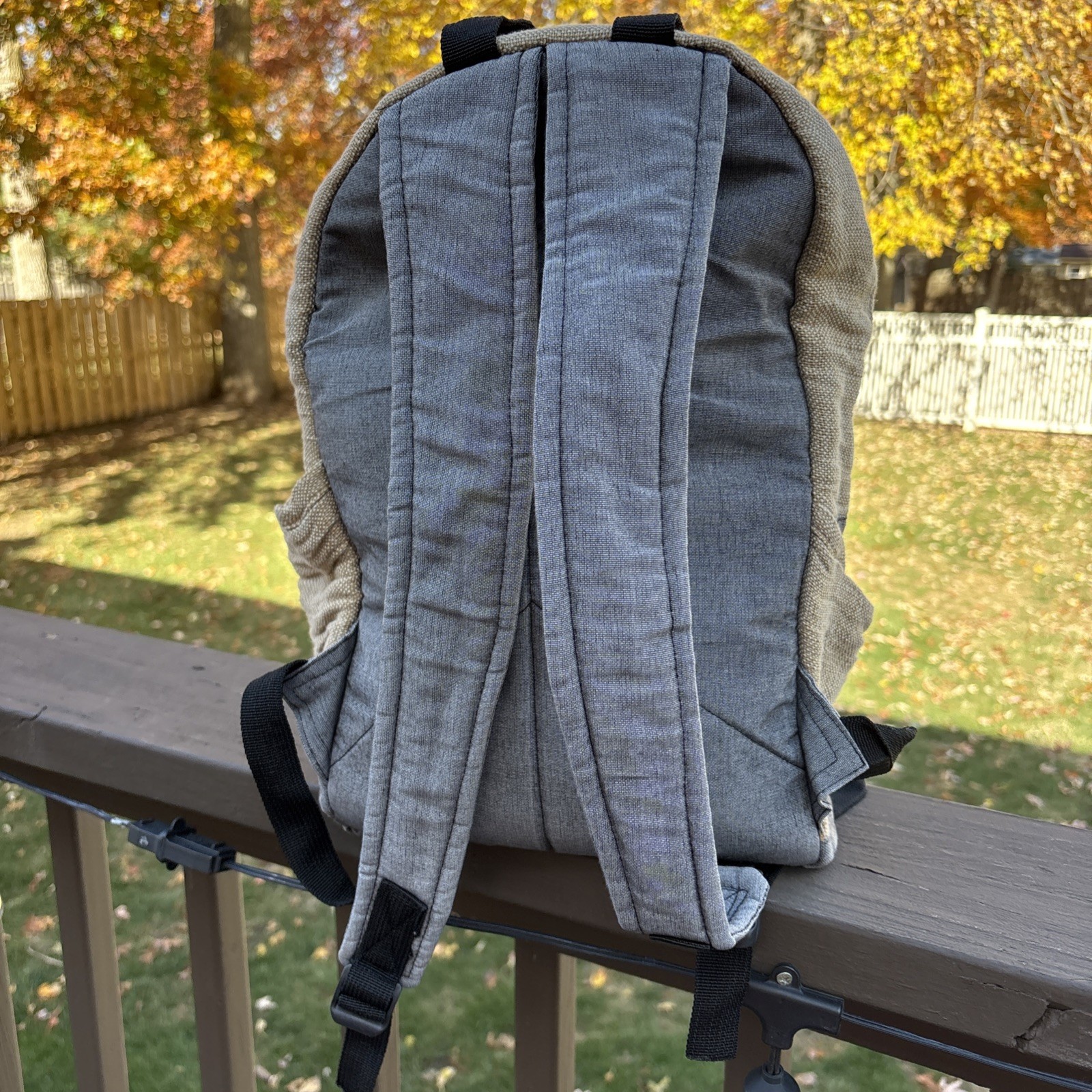 Himalayan Hemp Backpack Travel Handmade Hippie Hemp School Bag Multicoloured