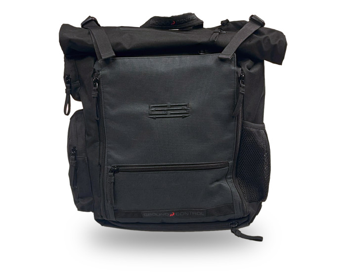 Ground Control Rolltop Backpack – Black