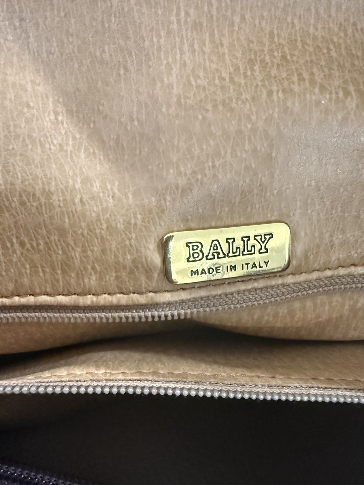 Authentic Vintage BALLY Monogram Canvas Weekender Boston Bag- Made in Italy