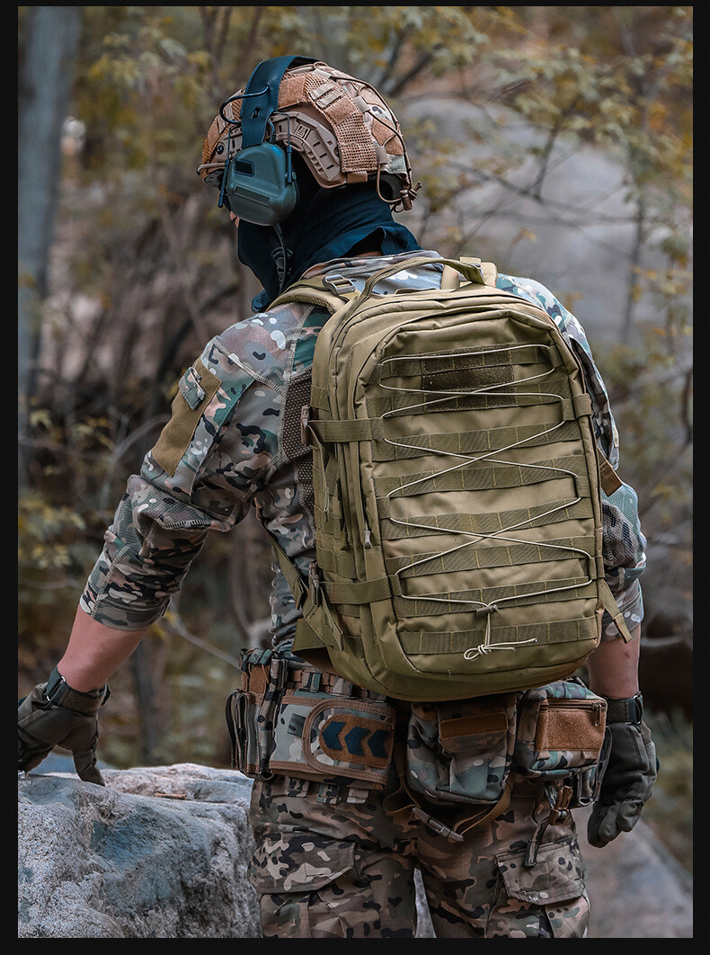 Men’s Tactical Military Backpack Durable Rucksack for Camping Hiking Outdoor