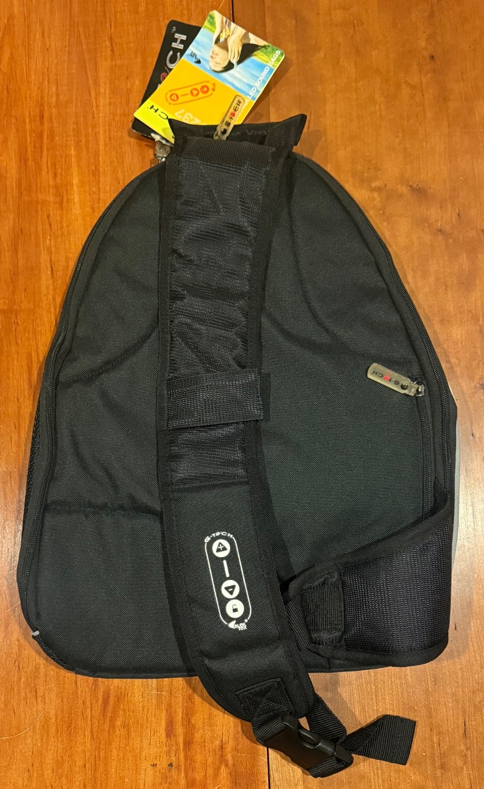 GTECH Crossbody Sling Backpack Single Strap Unisex, Pink/Gray NWT