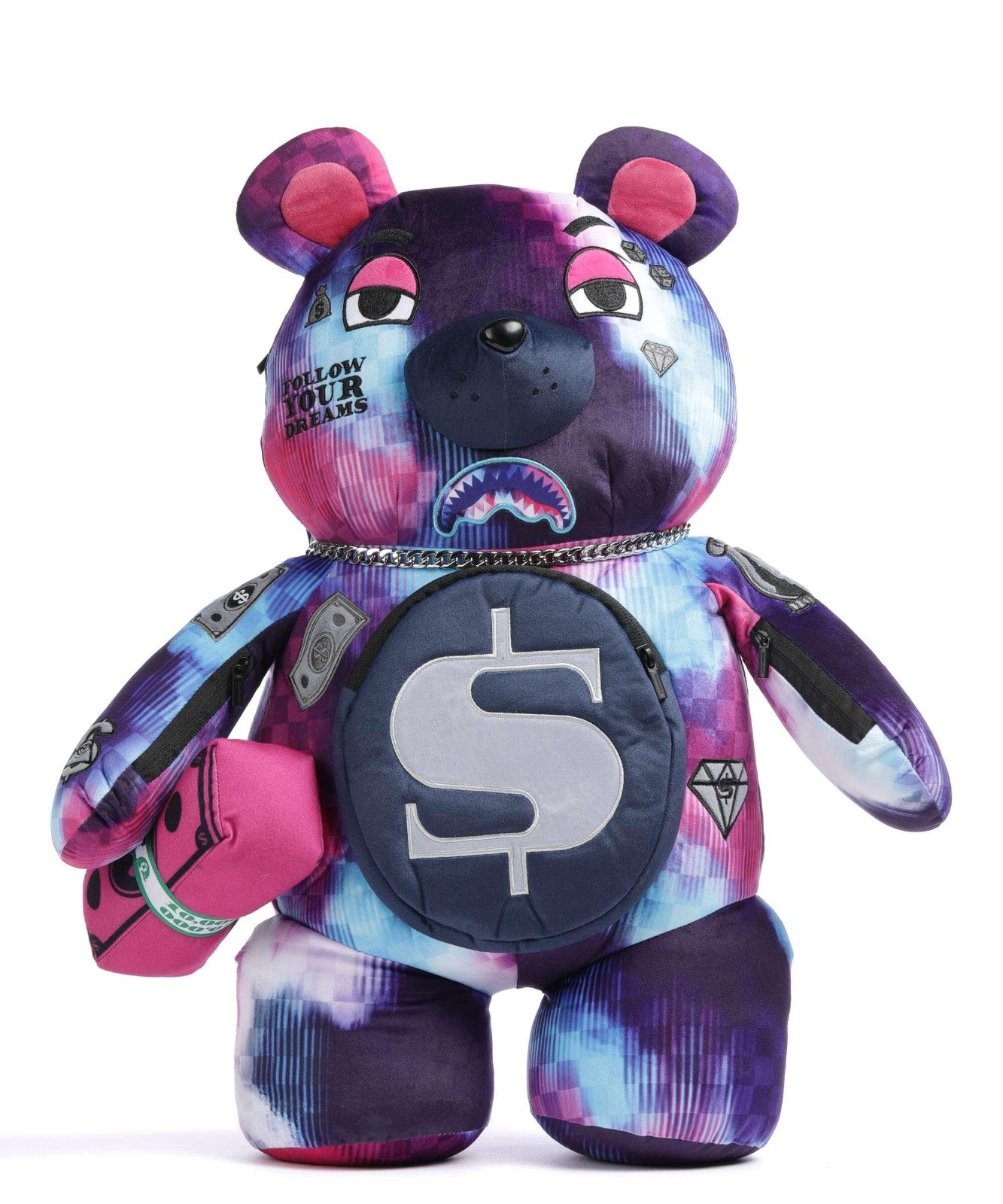 Sprayground UNICORN TEDDY BEAR BACKPACK MONEY BLUE NEW BAG SOLD OUT * RARE 🧸