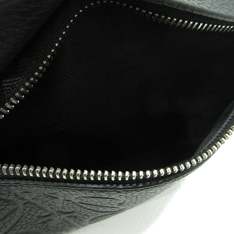LOEWE Vertical T Pocket Shoulder Bag C500P02X02 Black
