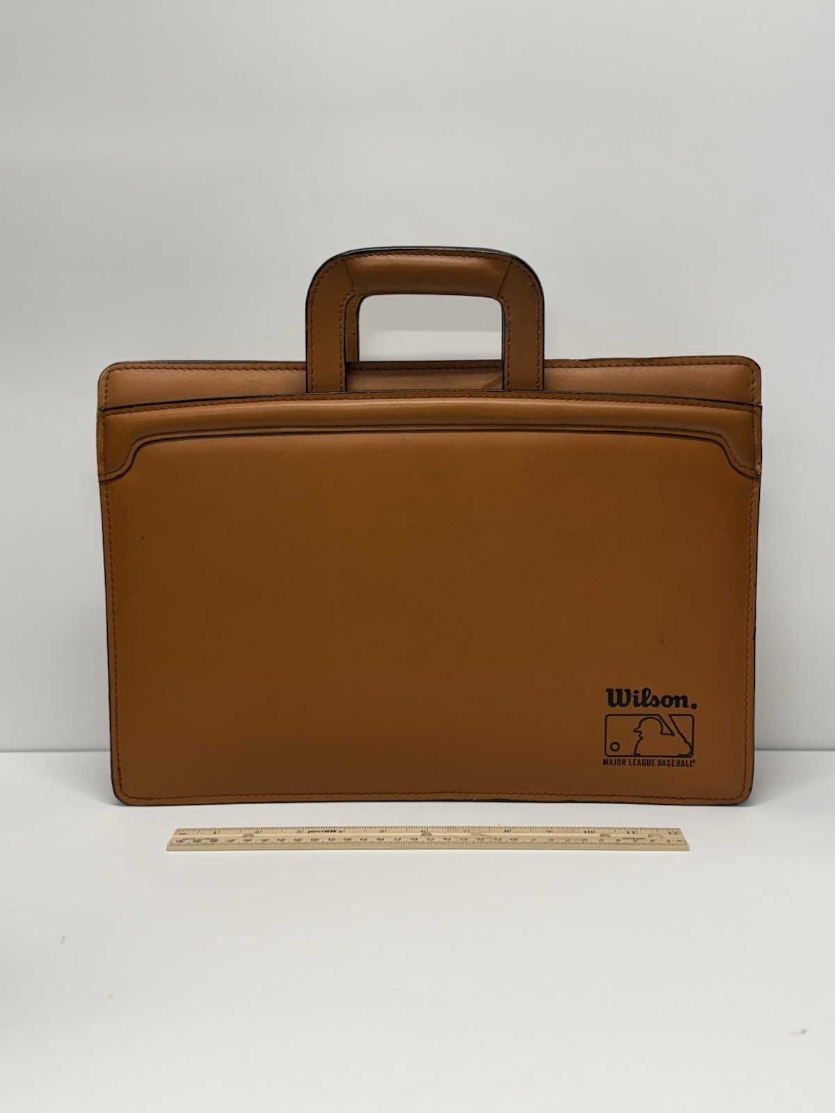 Wilson Baseball Glove Leather Briefcase Bag Satchel 16.5” X 12 X 5 RARE