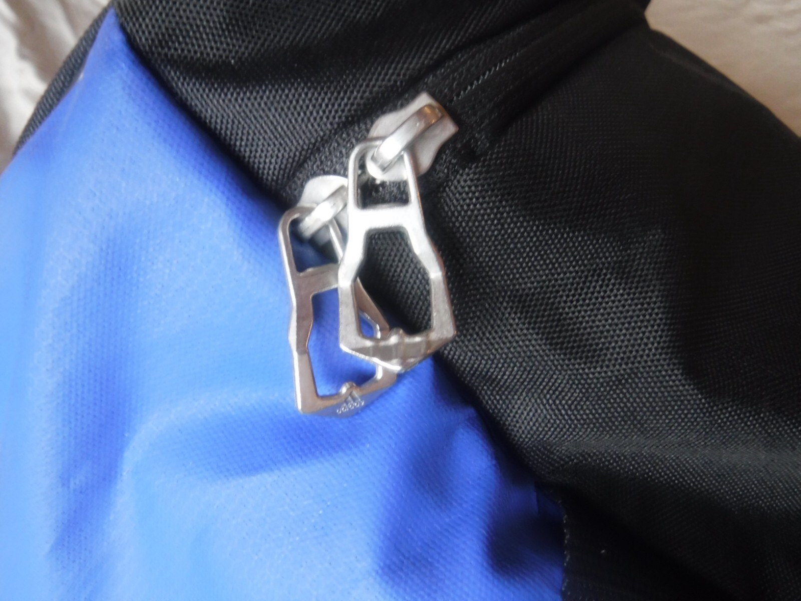 Adidas Hydro Shield Blue and Black Duffle Bag