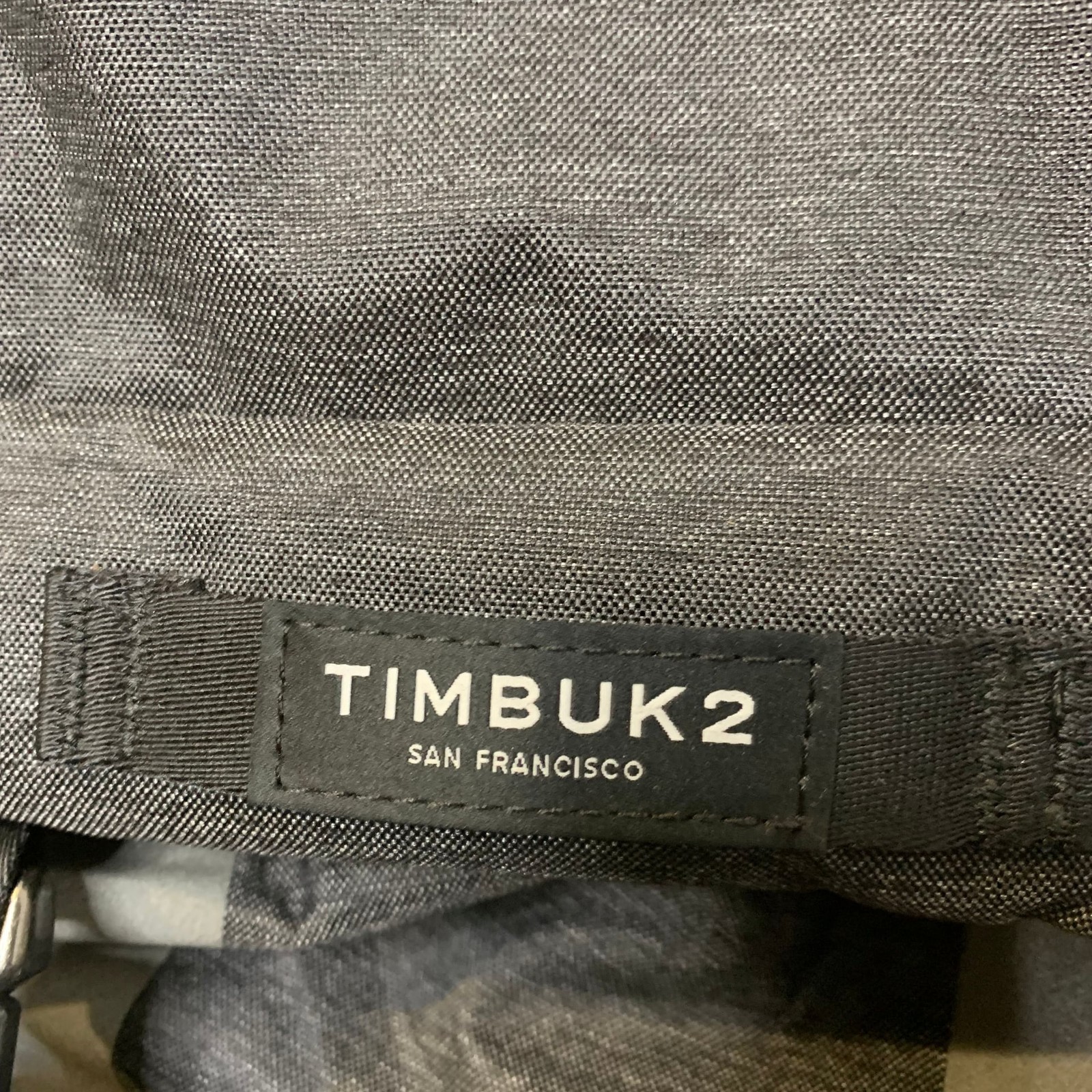 Timbuk2 Authority Laptop Backpack Gray Static with Whitepages PRO Logo
