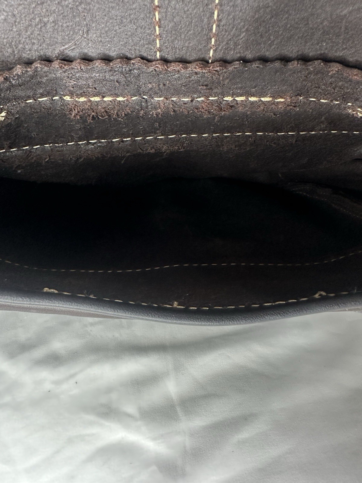 Filson Workshop Weatherproof Leather Small Field Bag Brown Rare USA