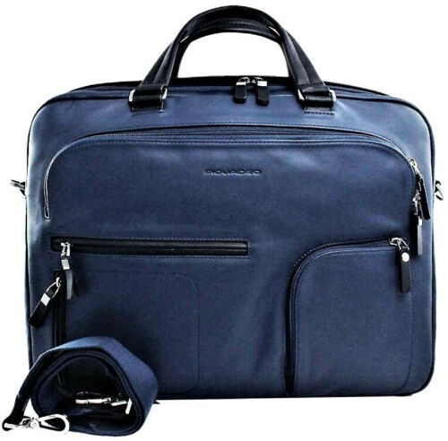 Piquadro Ca3660s80 Men’s Blue Leather PC Folder Office Bag