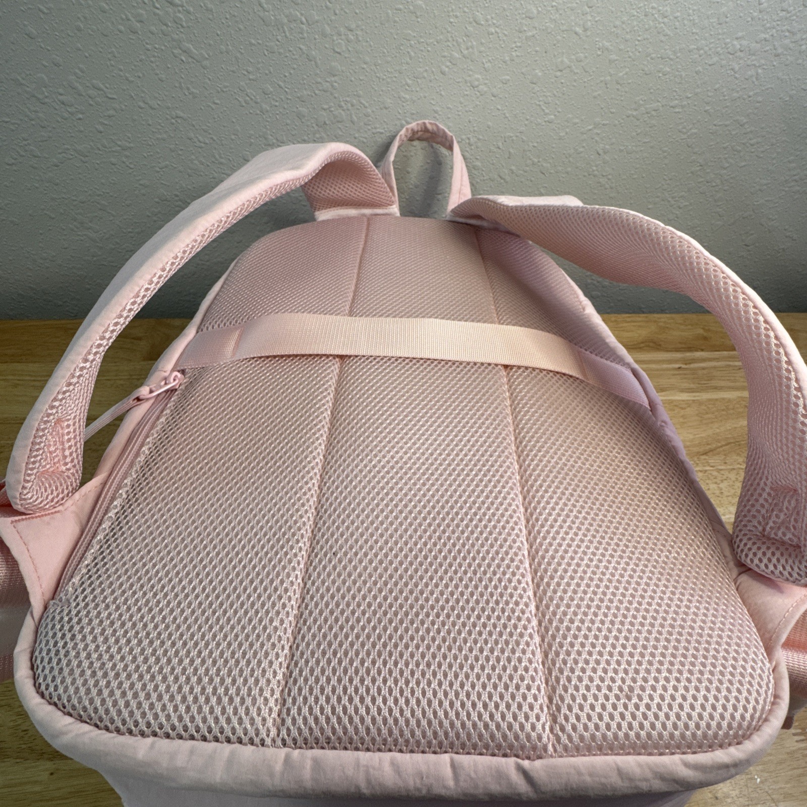 Uselike Quilted Puffer Backpack Pink Laptop Travel School Bookbag Bag